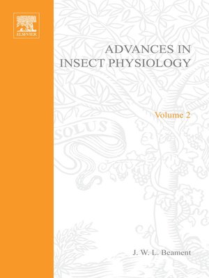 cover image of Advances in Insect Physiology